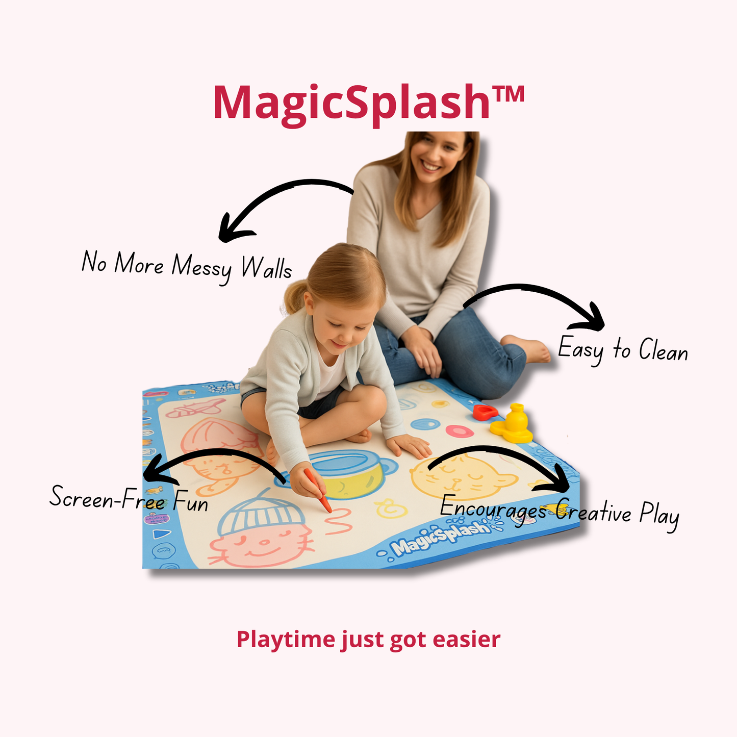 MagicSplash™ Reusable Drawing Canvas