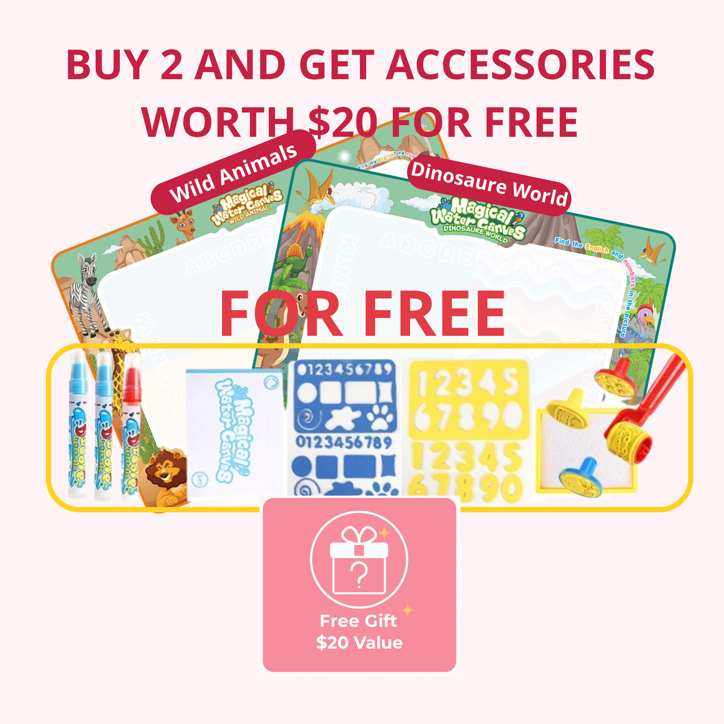 MagicSplash™ Reusable Drawing Canvas
