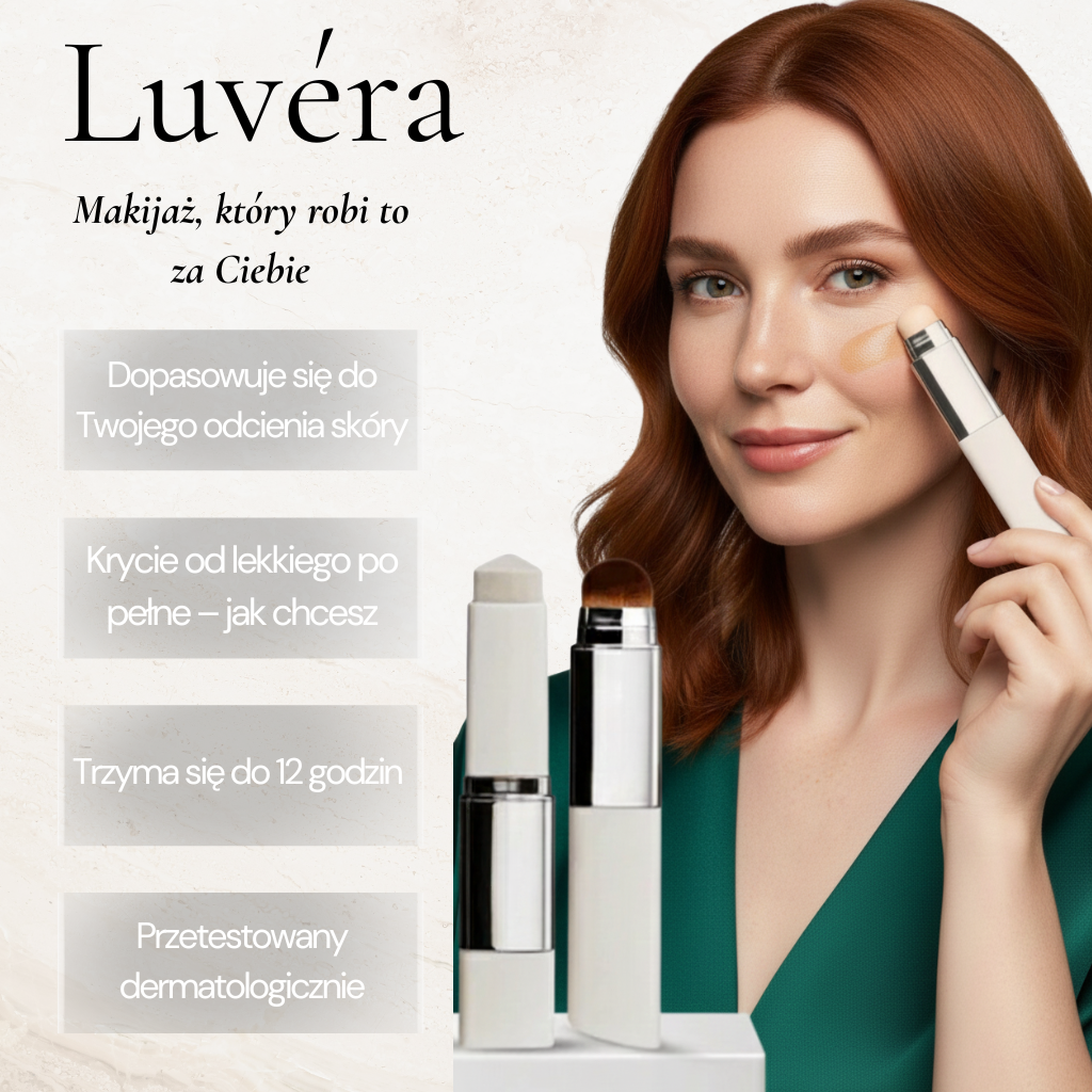 Koreański podkład Luvéra Adaptive dopasowujący sie do skóry